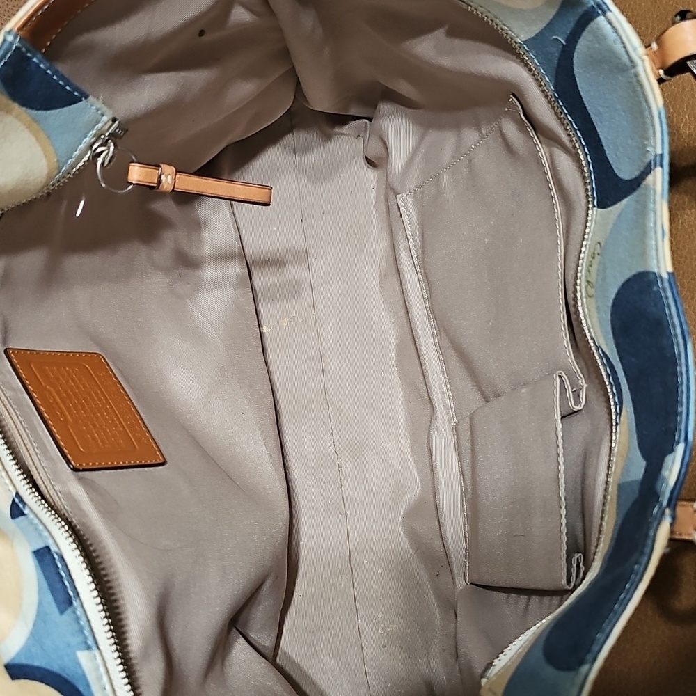 Coach Vintage 2000's Y2K Pastel Blue - Picture 5 of 5
